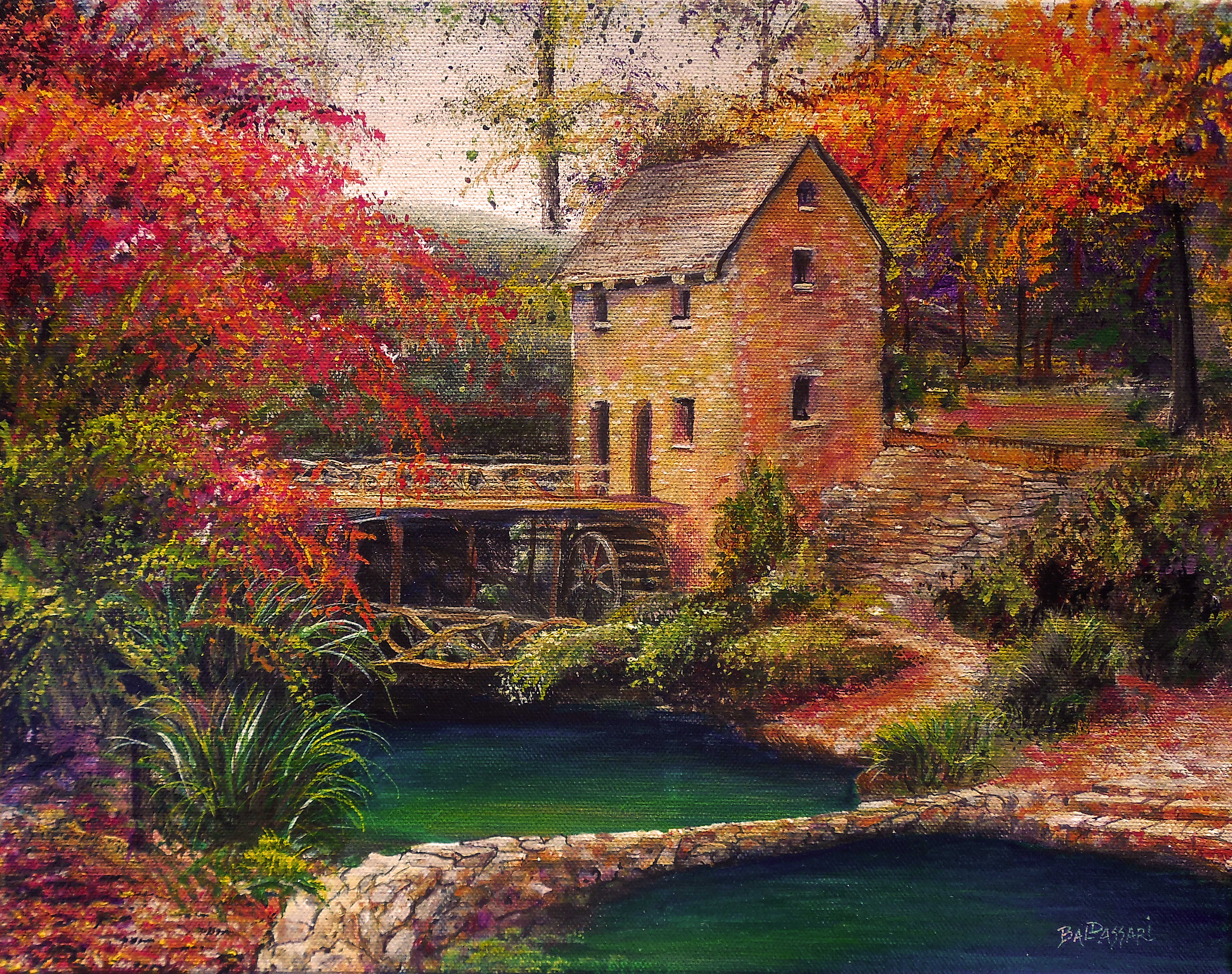 The Little Rock Mill by Scott Baldassari