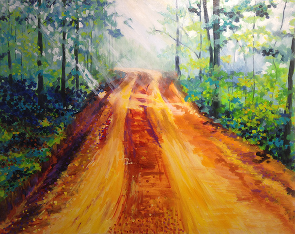 ORANGE ROAD   By Pamla LaDon Klenczar
